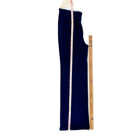 Fashion Nova Pearl Accented Halter Top Jumpsuit Navy and Off White Size L - Picture 10 of 10